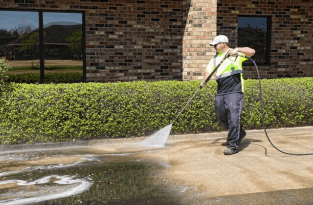 commercial concrete cleaning in fremont